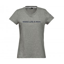 BMW Motorrad T-Shirt Make Life A Ride Γυναικείο Γκρι